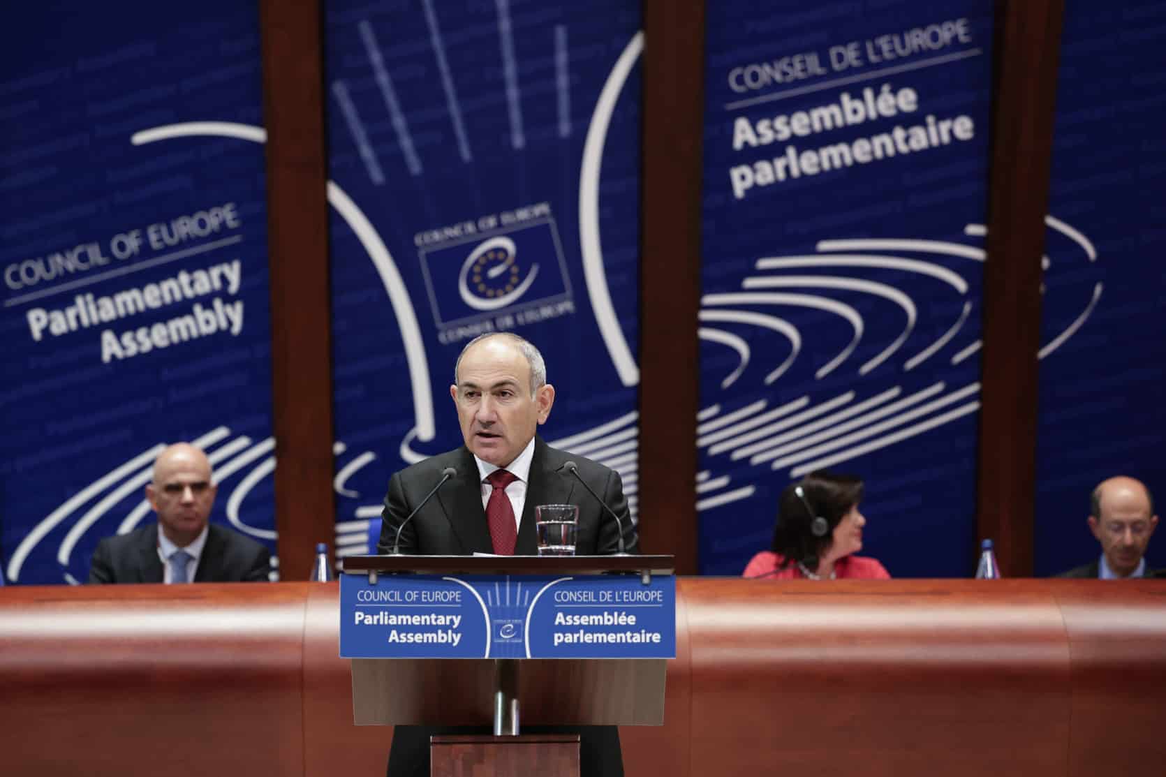 Nikol Pachinian à Strasbourg : Vive le Conseil de l&rsquo;Europe, vive la démocratie, vive le dialogue, vive la paix (intégralité du discours)