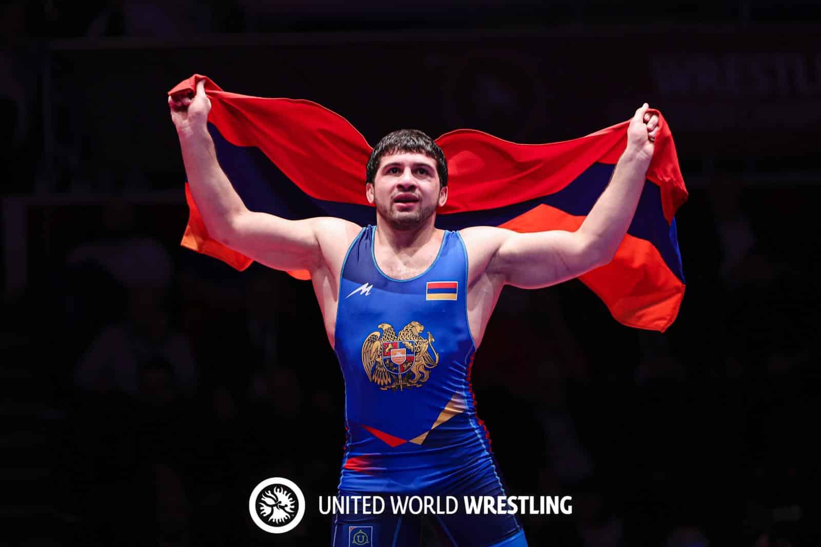Malkhas Amoyan (Arménie) s’est imposé sur le champion olympique de Paris 2024 pour devenir double champion du monde de lutte gréco-romaine des 77 kg à Zagreb