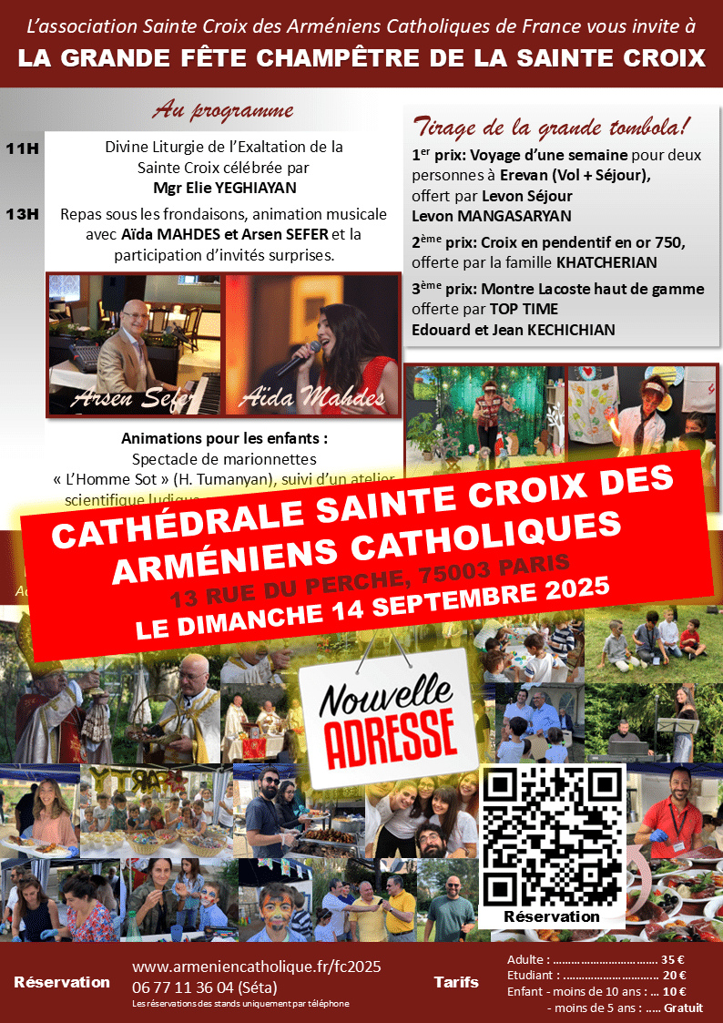 Changement de site pour la fête de la Saint Croix le 14 septembre