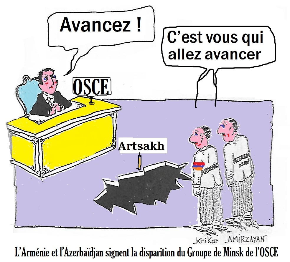 Le Conseil ministériel de l&rsquo;OSCE a décidé de dissoudre le Groupe de Minsk de l&rsquo;OSCE et ses structures affiliées
