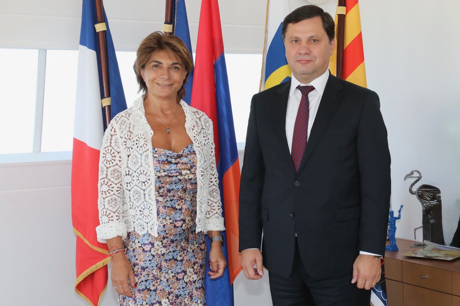 Arman Khachatryan : rencontre avec Martine Vassal à Marseille