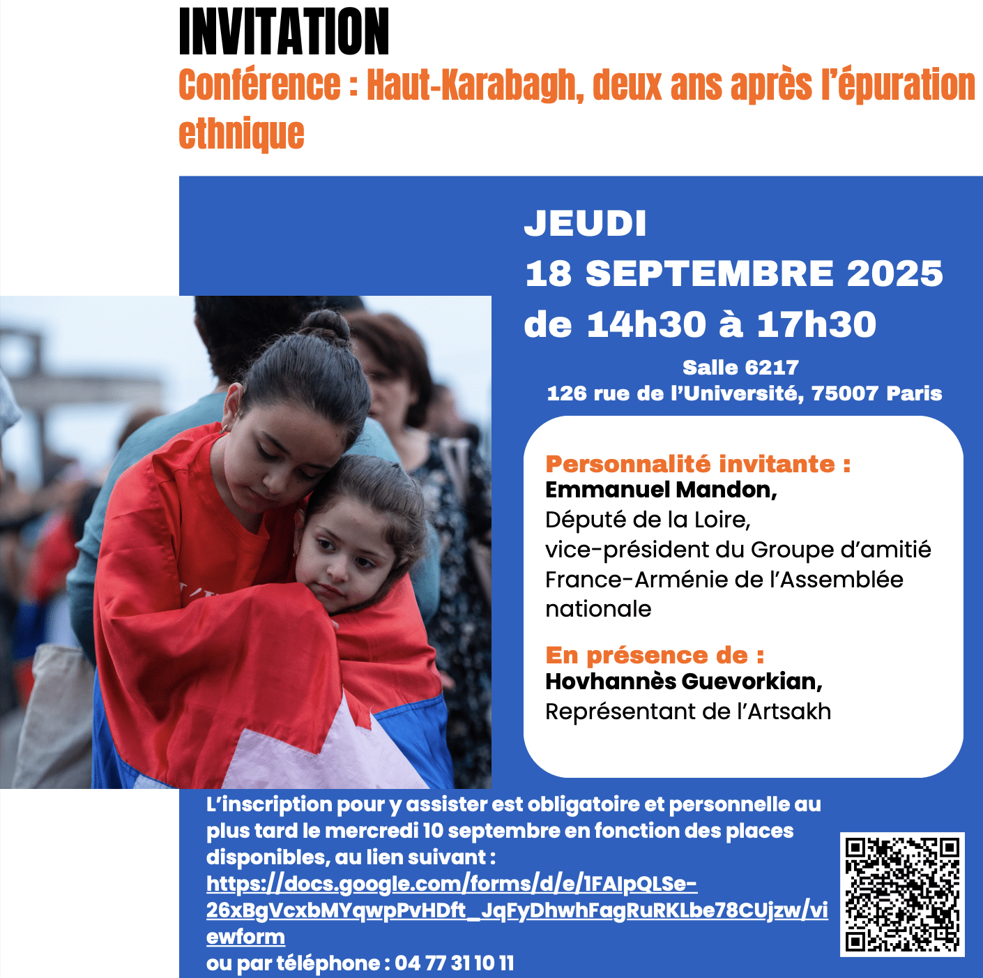 Conférence – Haut-Karabagh, deux ans après l’épuration ethnique