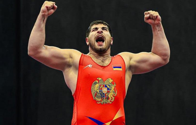 Le lutteur Razmik Kurdyan (Arménie) est vice-champion du monde des 130 kg de lutte gréco-romaine des moins de 23 ans à Novi Sad (Serbie)