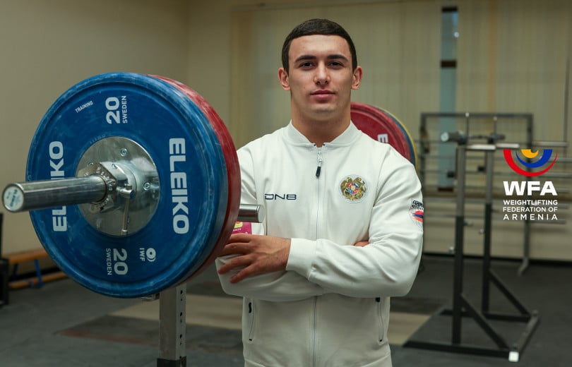 Gor Sahakyan (Arménie), médaille de bronze aux Championnats d&rsquo;Europe Espoirs d’haltérophilie des 71 kg à Durrës (Albanie)