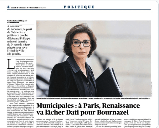 François Devedjian : Dans le marasme politique actuel, enfin une bonne nouvelle à Paris