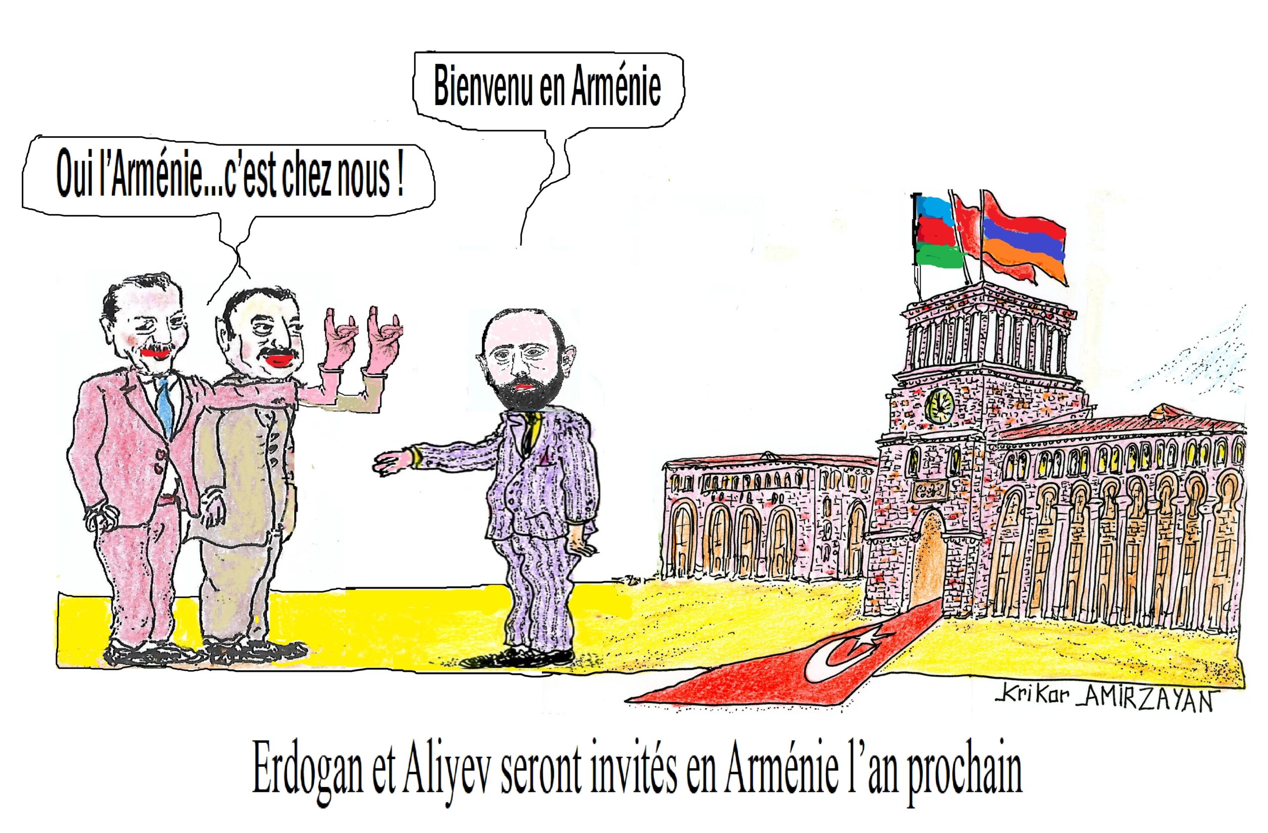 Ararat Mirzoyan : Les présidents azerbaïdjanais et turc ont été invités à venir en Arménie au printemps prochain, mais les invitations sont encore verbales