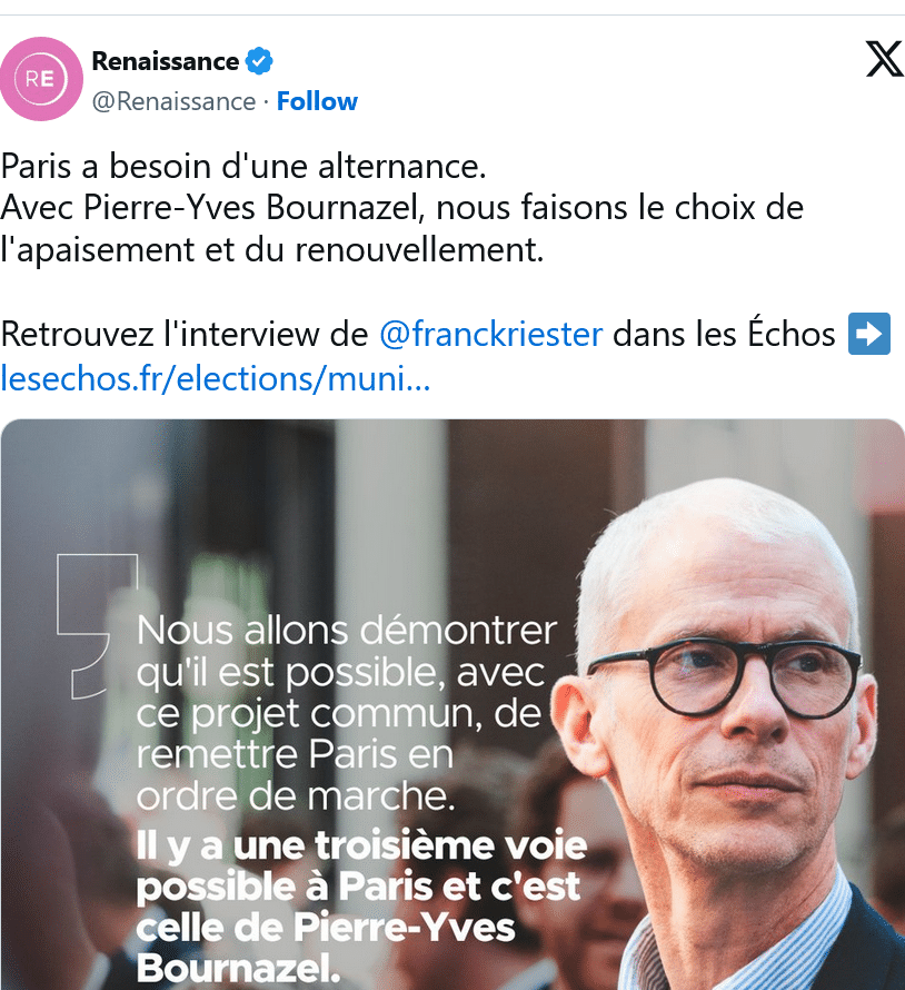 Renaissance : Avec Pierre-Yves Bournazel