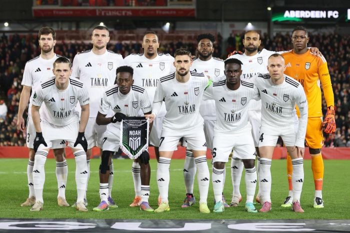 UEFA Conférence League 4e journée : En Ecosse contre Aberdeen le champion d’Arménie Noah Yerevan arrache le nul (1-1)