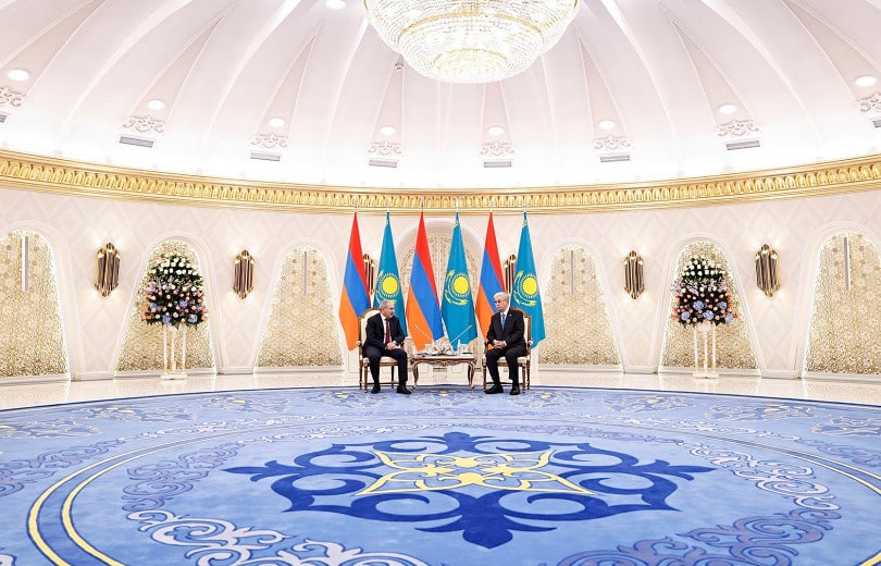 Le Kazakhstan souhaite participer au projet « La voie Trump » et soutient l’initiative du gouvernement arménien « Carrefour de la paix » affirme le président Tokaïev