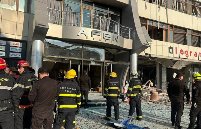 7 blessés sont signalés dans l’explosion s&rsquo;est produite aujourd’hui dans un centre d&rsquo;affaires du quartier de Narimanov à Bakou