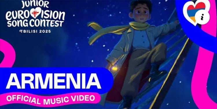 La chanson et le clip d&rsquo;Albert, qui représentera l’Arménie au Concours Eurovision de la chanson junior 2025, sont désormais disponibles. Vidéo