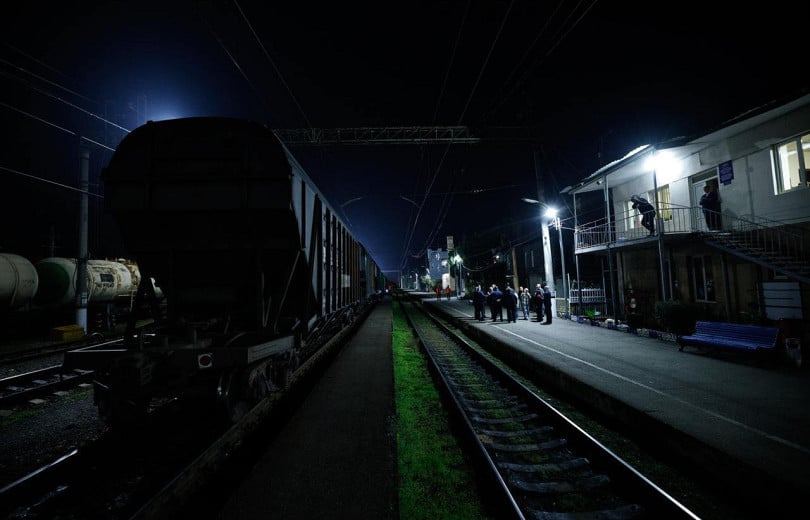 Le train chargé de blé russe, composé de 15 wagons, est arrivé en Arménie