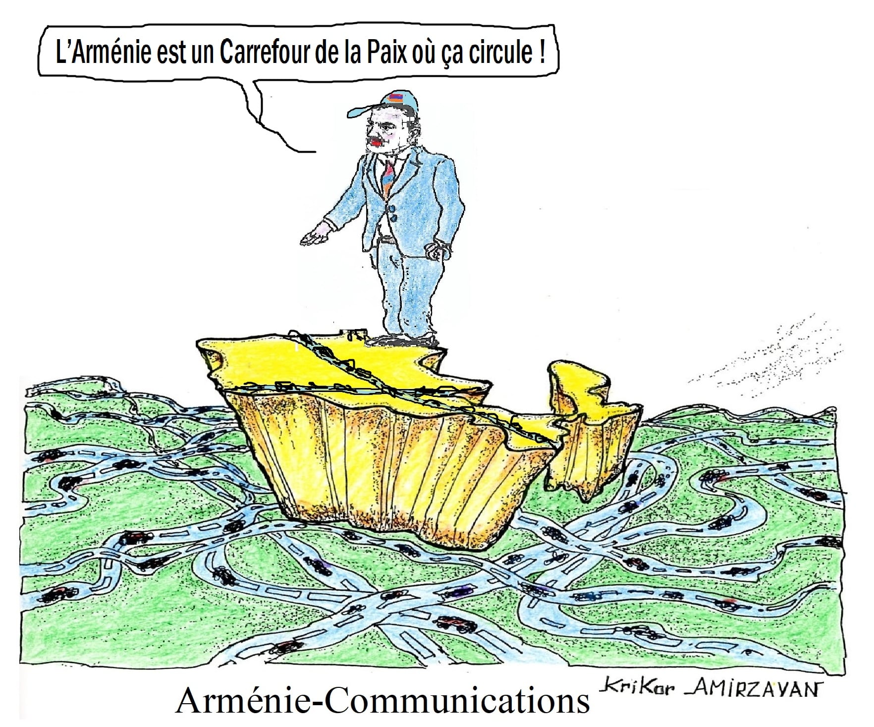 La Géorgie pourrait perdre jusqu&rsquo;à 20 % de son fret en transit si de nouvelles routes sont ouvertes via l&rsquo;Arménie selon un expert géorgien
