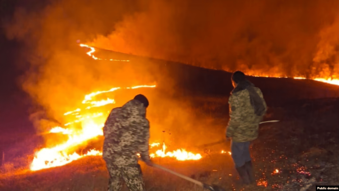 Des incendies font rage en Arménie