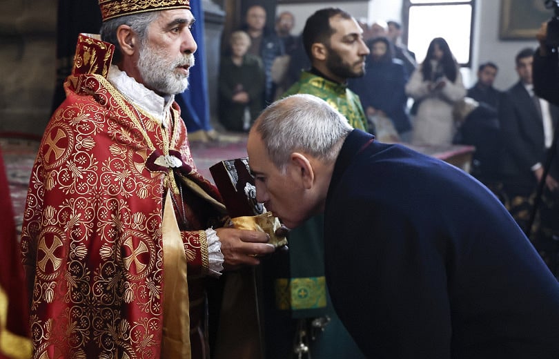 Le Premier ministre arménien et plusieurs officiels ont assisté ce dimanche à la liturgie en l&rsquo;église Saint-Gevorg d&rsquo;Aygeshat près de Metsamor