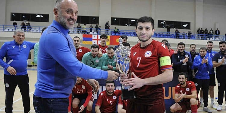 L’Arménie s’impose 3-1 face à la Géorgie en futsal et remporte le tournoi international « Unibank Cup » avec trois matchs, trois victoires