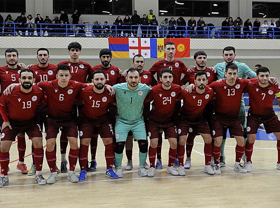 L&rsquo;équipe d’Arménie de futsal s’impose 2-1 face à la Moldavie en match amical à Yerevan
