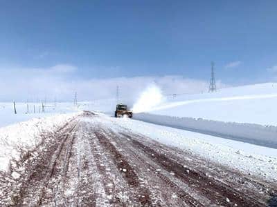 En Arménie, chutes de neige dans les régions et les villes de Yeghegnadzor, Vayk, Sisian, Goris, Kapan et Meghri