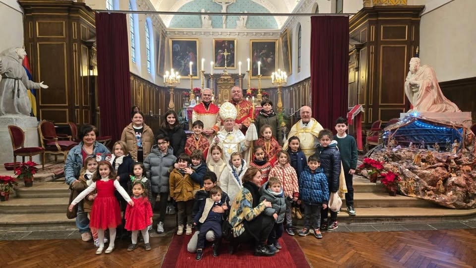 L&rsquo;Eparchie de Sainte-Croix des Arméniens Catholiques de France invite à participer à la messe du 1 er janvier célébrée par Mgr Elie Yéghiayan à Paris