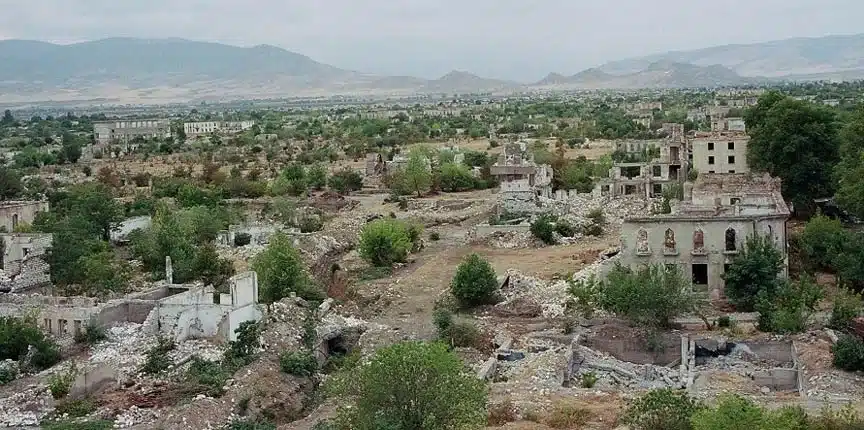 Lors de son discours à Akna (Aghdam), ville occupée, Aliyev a de nouveau abordé la question de l&rsquo;« occupation » arménienne