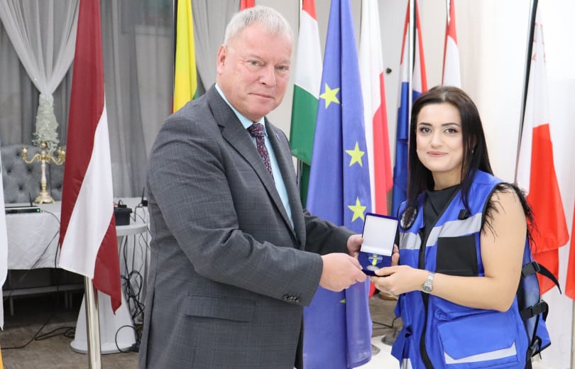 Médaille du service de la PSDC décernée aux membres internationaux et arméniens de la Mission de l&rsquo;Union européenne en Arménie