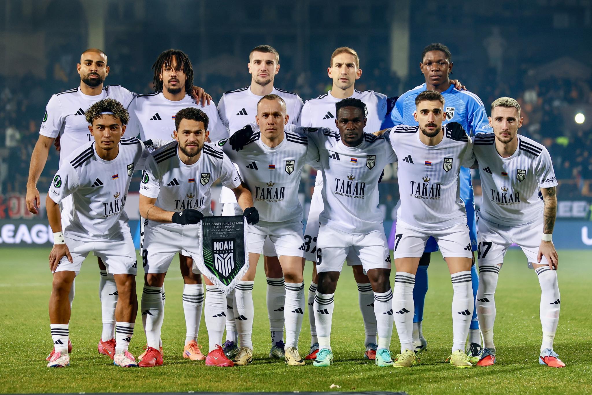 UEFA Conference League : Le champion d’Arménie « Noah » Yervan s’impose 2-1 face à « Legia » Varsovie