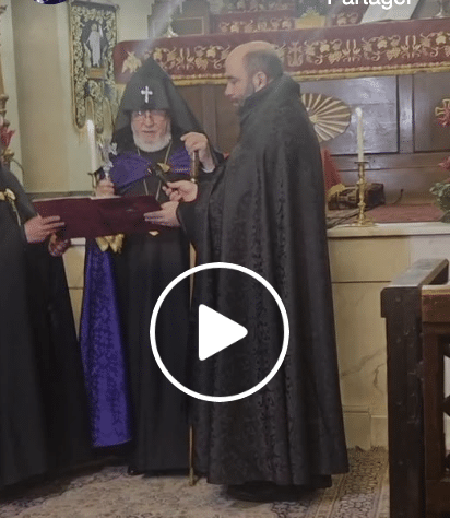Le discours du Catholicos Karekine II à l&rsquo;église apostolique arménienne du Prado à Marseille