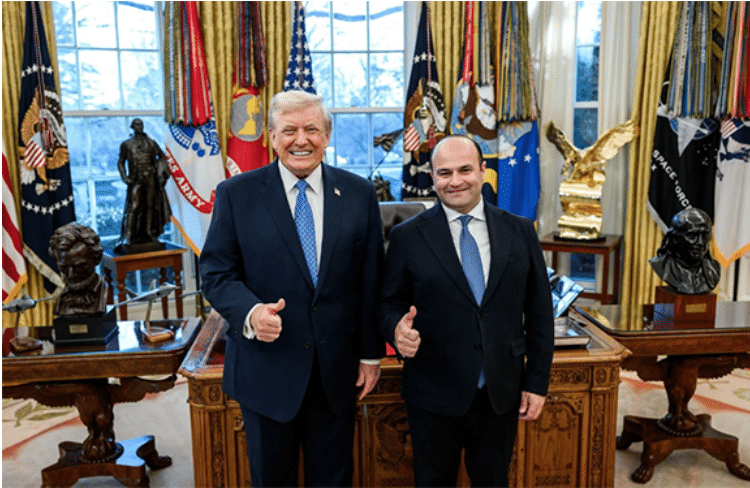 L&rsquo;ambassadeur d&rsquo;Arménie aux États-Unis rencontre Trump à la Maison Blanche