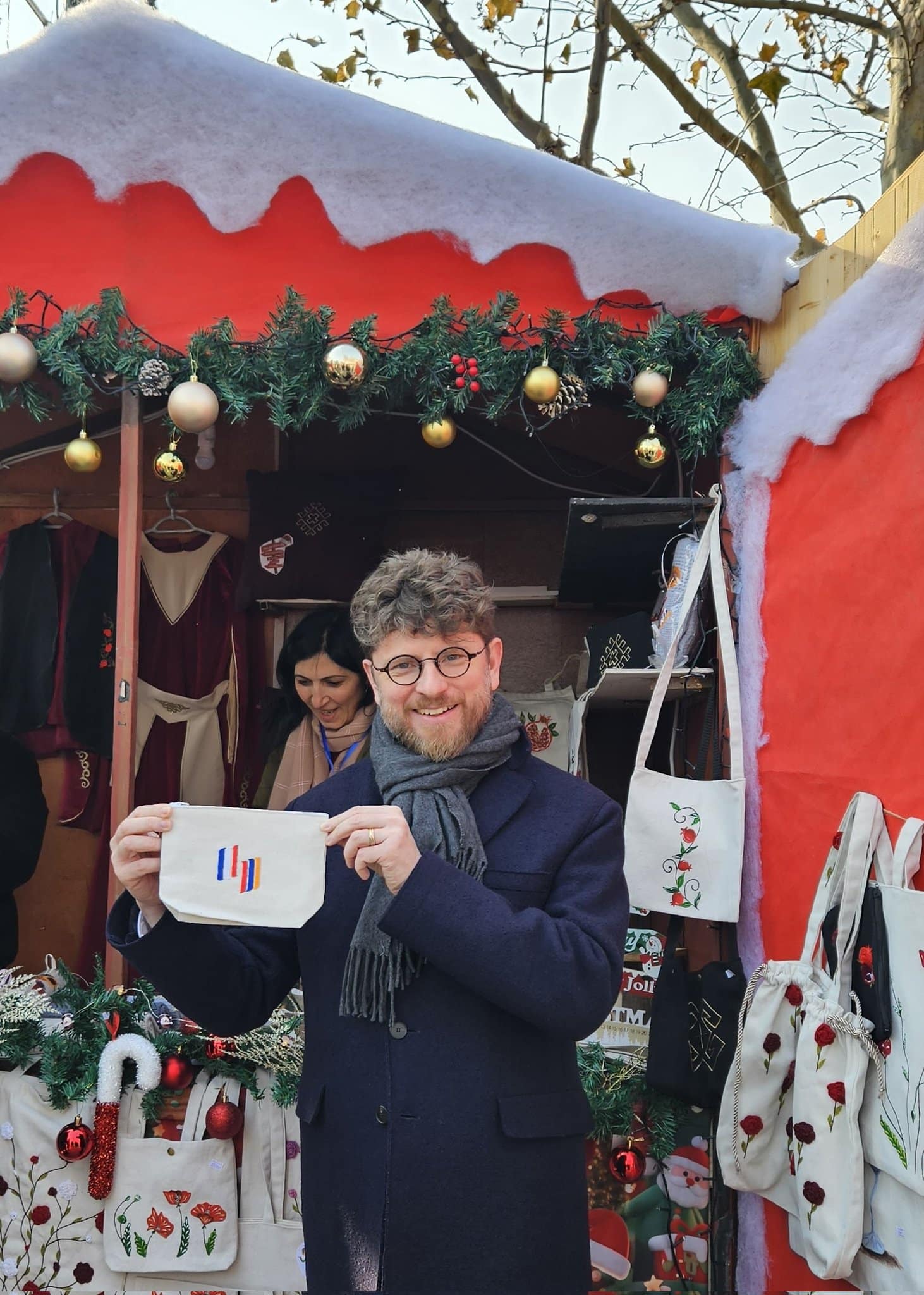 Olivier Decottignies : À la Foire de Noël de la Francophonie organisée par la Fondation Adibekian dans la ville de Masis