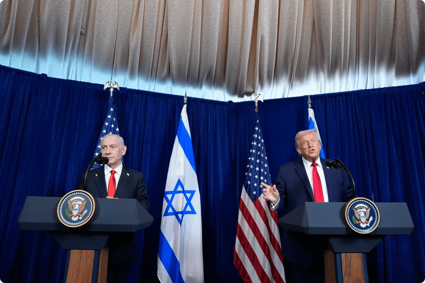 Lors de sa rencontre avec Netanyahou, Trump a mis en garde l&rsquo;Iran qui menace à son tour