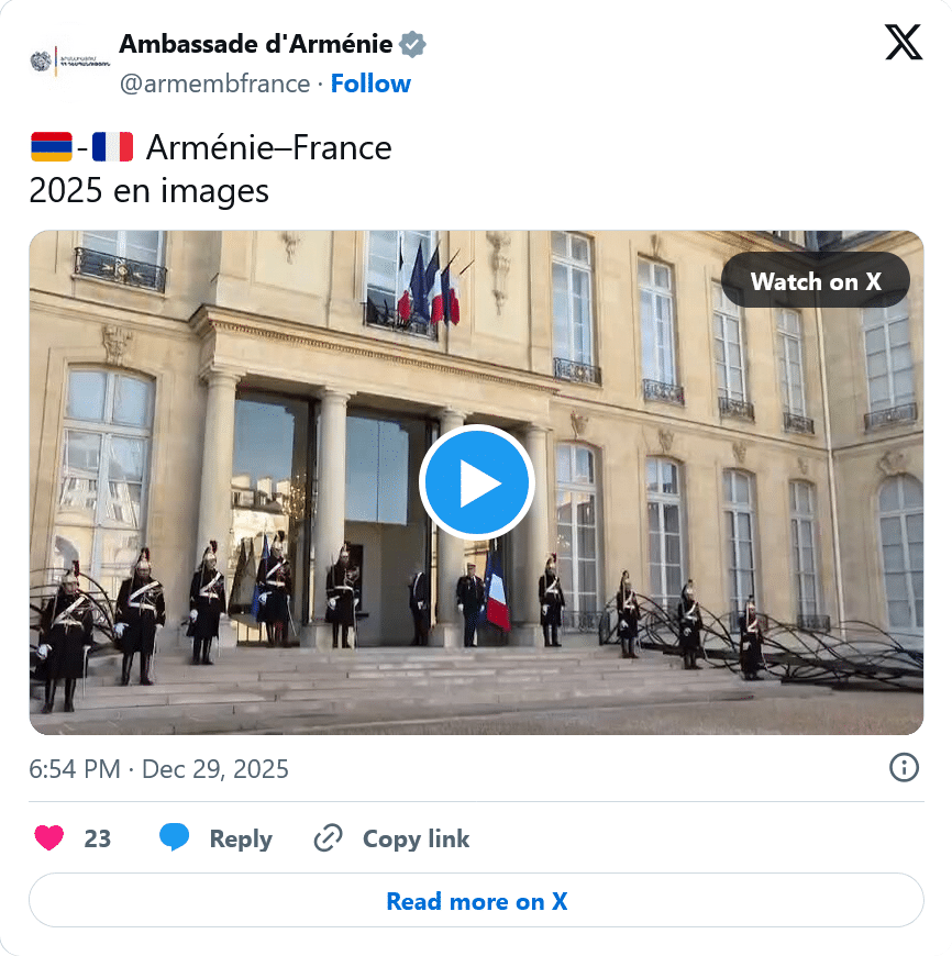 Ambassade d&rsquo;Arménie : 2025 en images