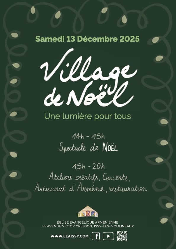 Eglise évangélique d&rsquo;Issy-Les-Moulineaux : Village de Noël 🎄  Une lumière pour tous