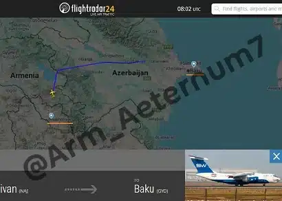 Des avions de la compagnie azerbaïdjanaise Silk Way, spécialisée dans le transport d&rsquo;armes, ont commencé à survoler le territoire arménien indique « Sputnik Armenia »