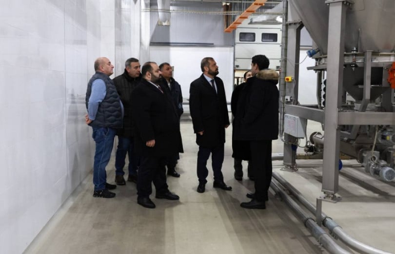 Le ministre arménien de l&rsquo;Économie a visité en Arménie la plus grande chocolaterie en construction de la région d’un investissement de 145 millions d’euros