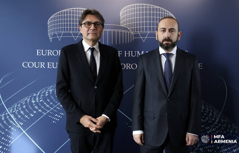 Le ministre arménien des Affaires étrangères Ararat Mirzoyan a rencontré à Strasbourg le président de la CEDH