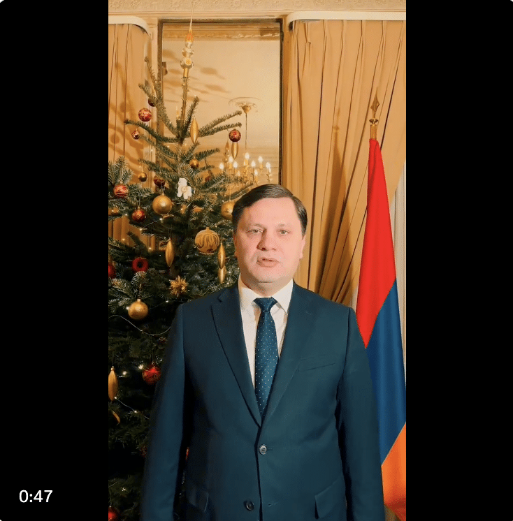 Le message de vœux de l’Ambassadeur Arman Khachatryan