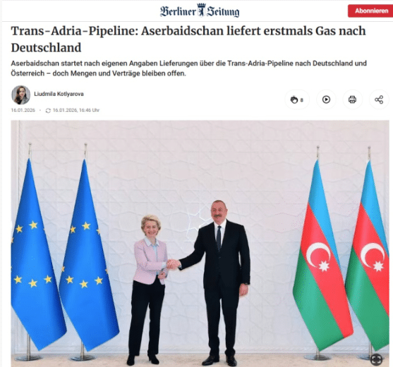 Gaz azerbaïdjanais : quand l’Europe troque une dépendance contre une autre