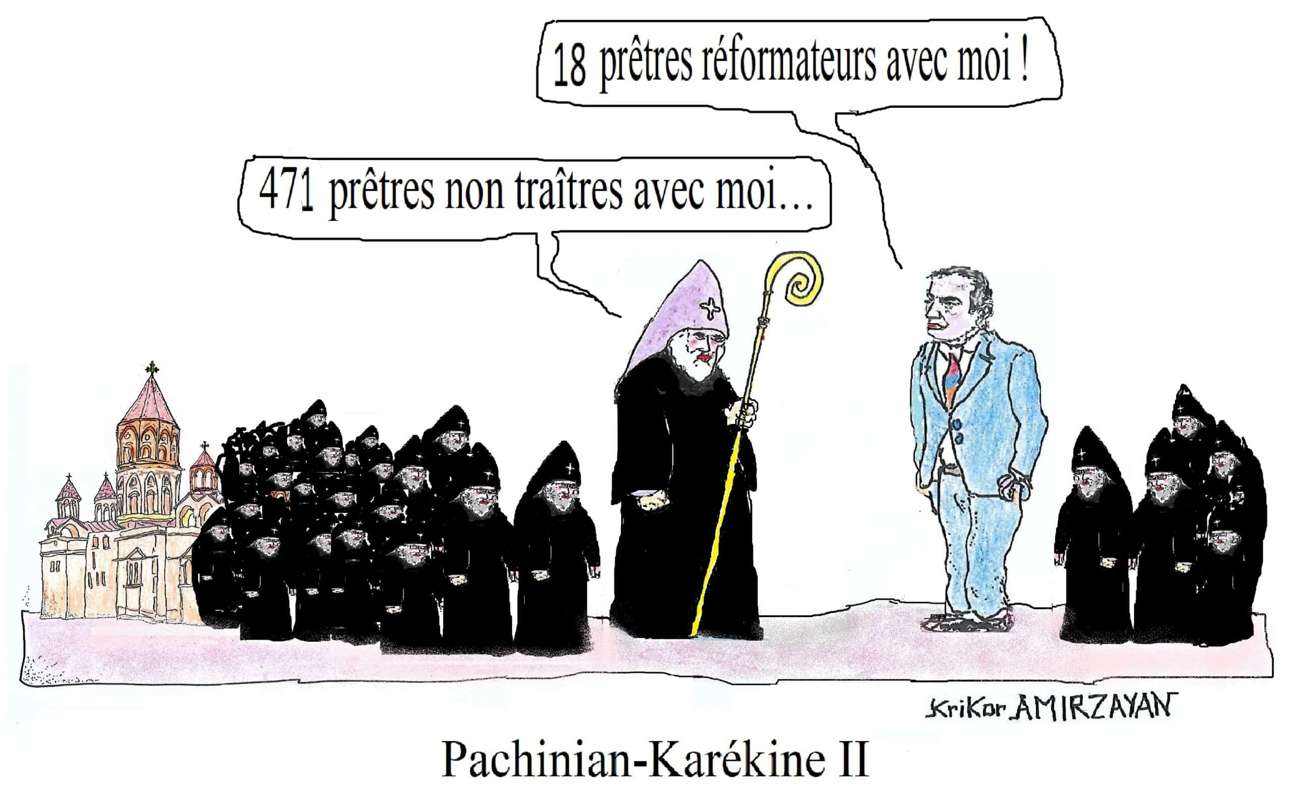 Le père Avetis Danielyan se joint à l&rsquo;initiative de réforme de l&rsquo;Église apostolique arménienne lancée par le Premier ministre arménien