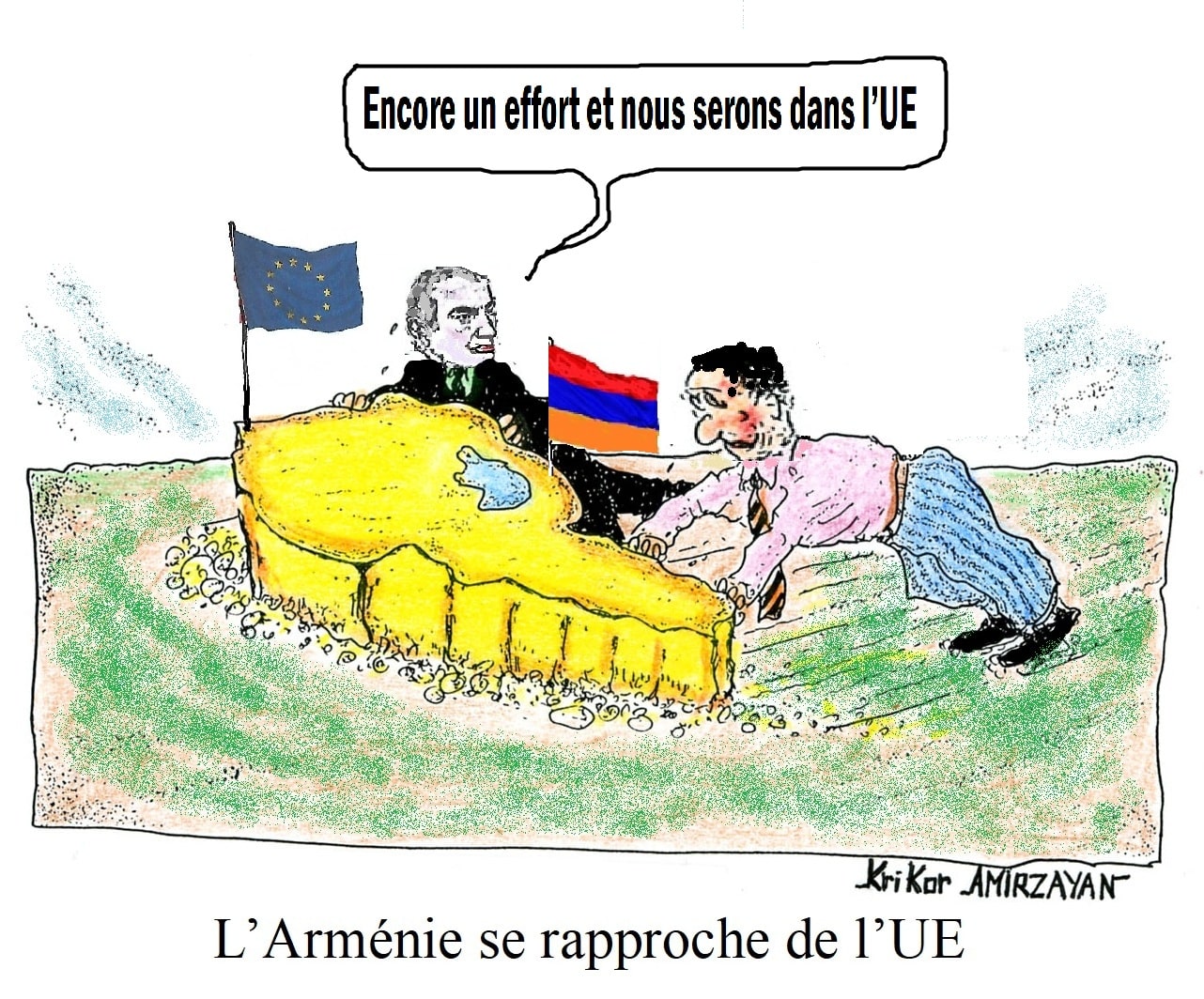 En 2025, par rapport à l&rsquo;année précédente, les exportations de l’Arménie vers l&rsquo;UE ont progressé de 9,2 %