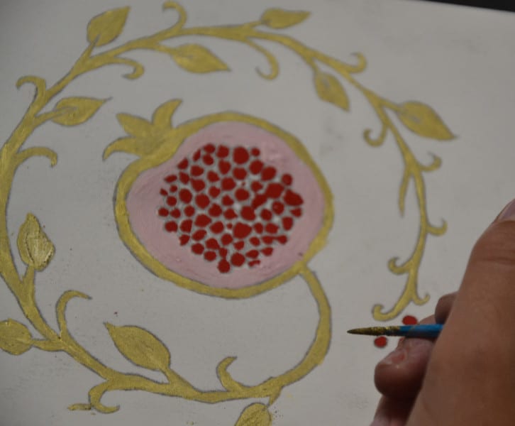 Atelier d&rsquo;enluminure aujourd&rsquo;hui au CPA de Valence