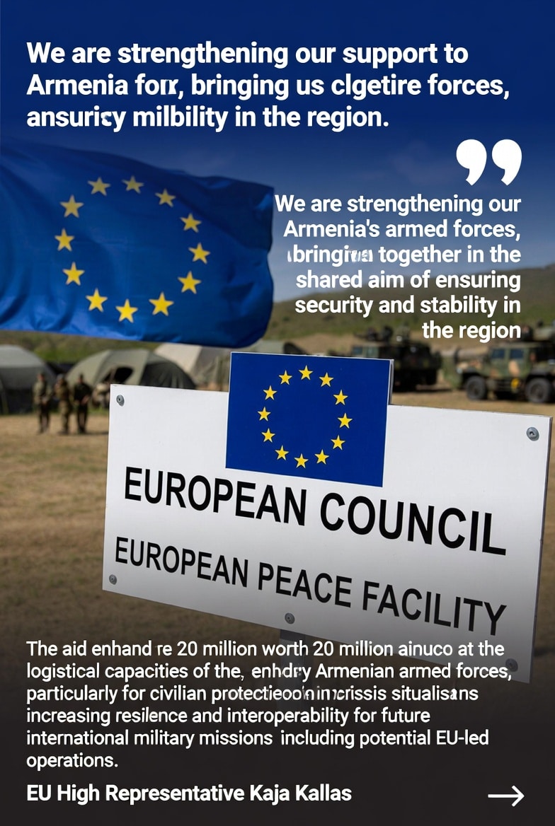Union européenne – Arménie : un signal politique fort, mais une aide militaire symbolique