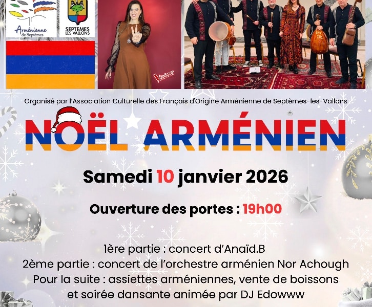 Noël arménien à Septèmes-les-Vallons le 10 janvier