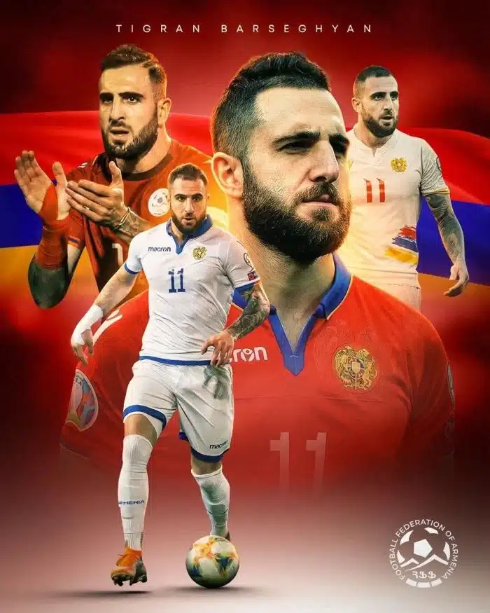 Tigran Barseghyan met fin à sa carrière internationale avec l&rsquo;équipe nationale d’Arménie