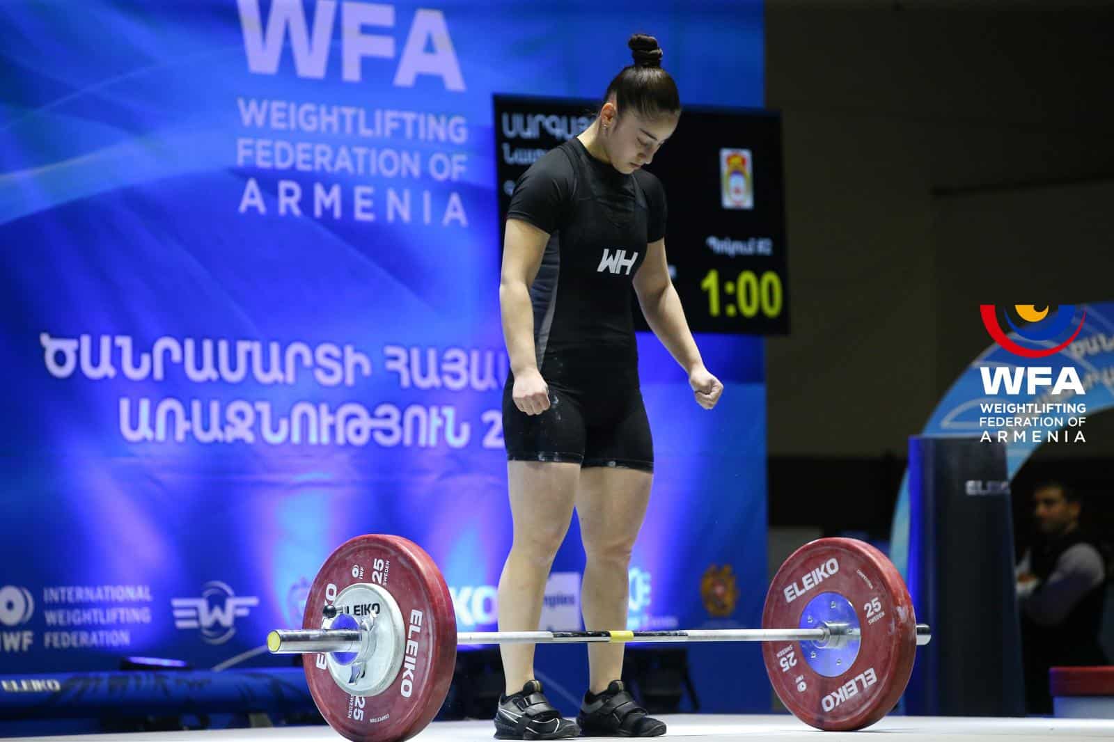 Les championnes d’Arménie 2026 d’haltérophilie son connues