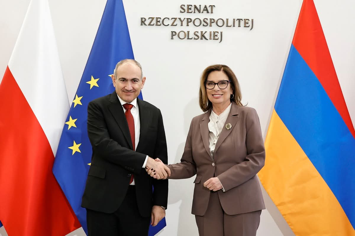 Rencontre entre le Premier ministre arménien et la présidente du Sénat polonais à Varsovie