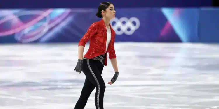 La patineuse arméno-russe Adelia Petrosian se classe 5e à l’issue du programme court des XXVe Jeux Olympiques d’hiver de Milan