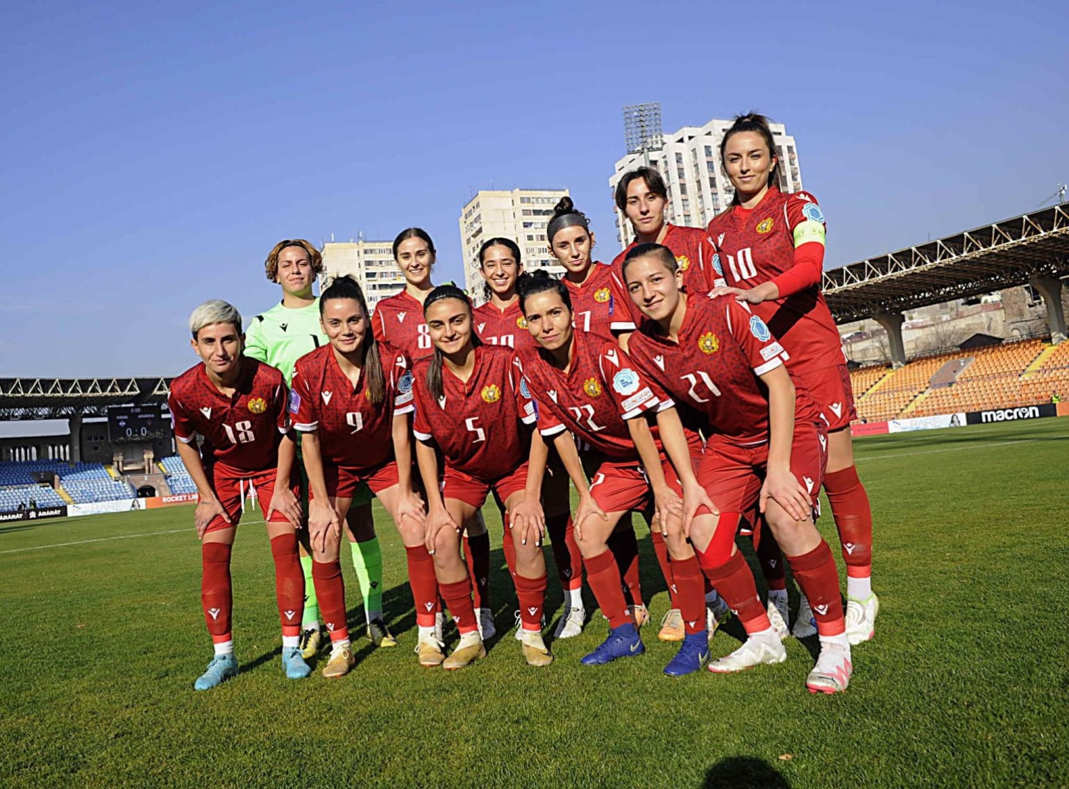 L&rsquo;équipe nationale féminine d’Arménie est en stage d’entraînement du 26 au 28 février à Yerevan
