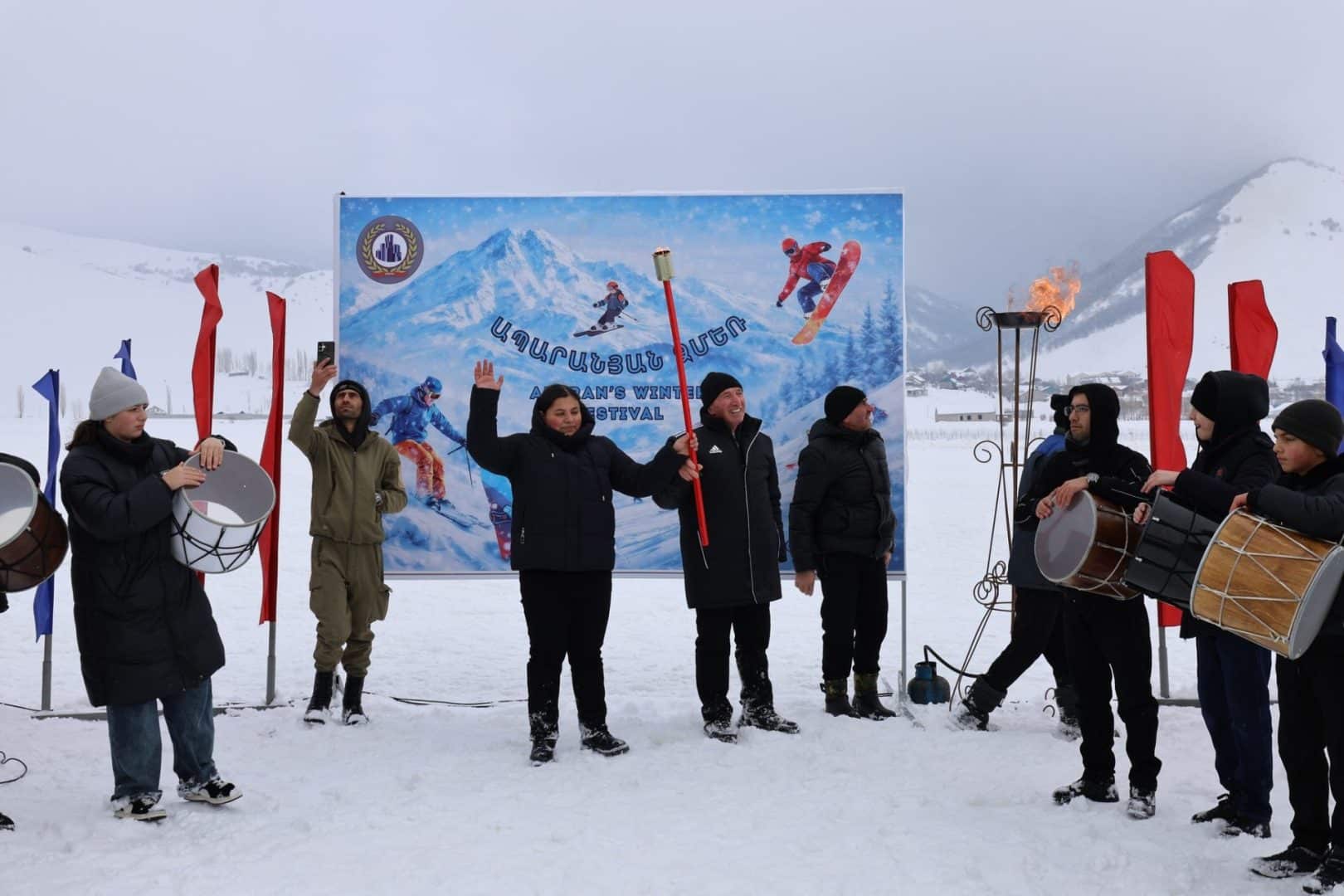 En Arménie, le festival « Hiver d&rsquo;Aparan » a connu cette année une affluence record