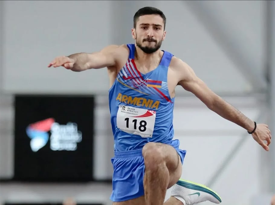 Sous les couleurs de l’Arménie Gor Hovakimyan et Yervand Mkrtchyan remportent les Championnats des Balkans d’athlétisme à Belgrade
