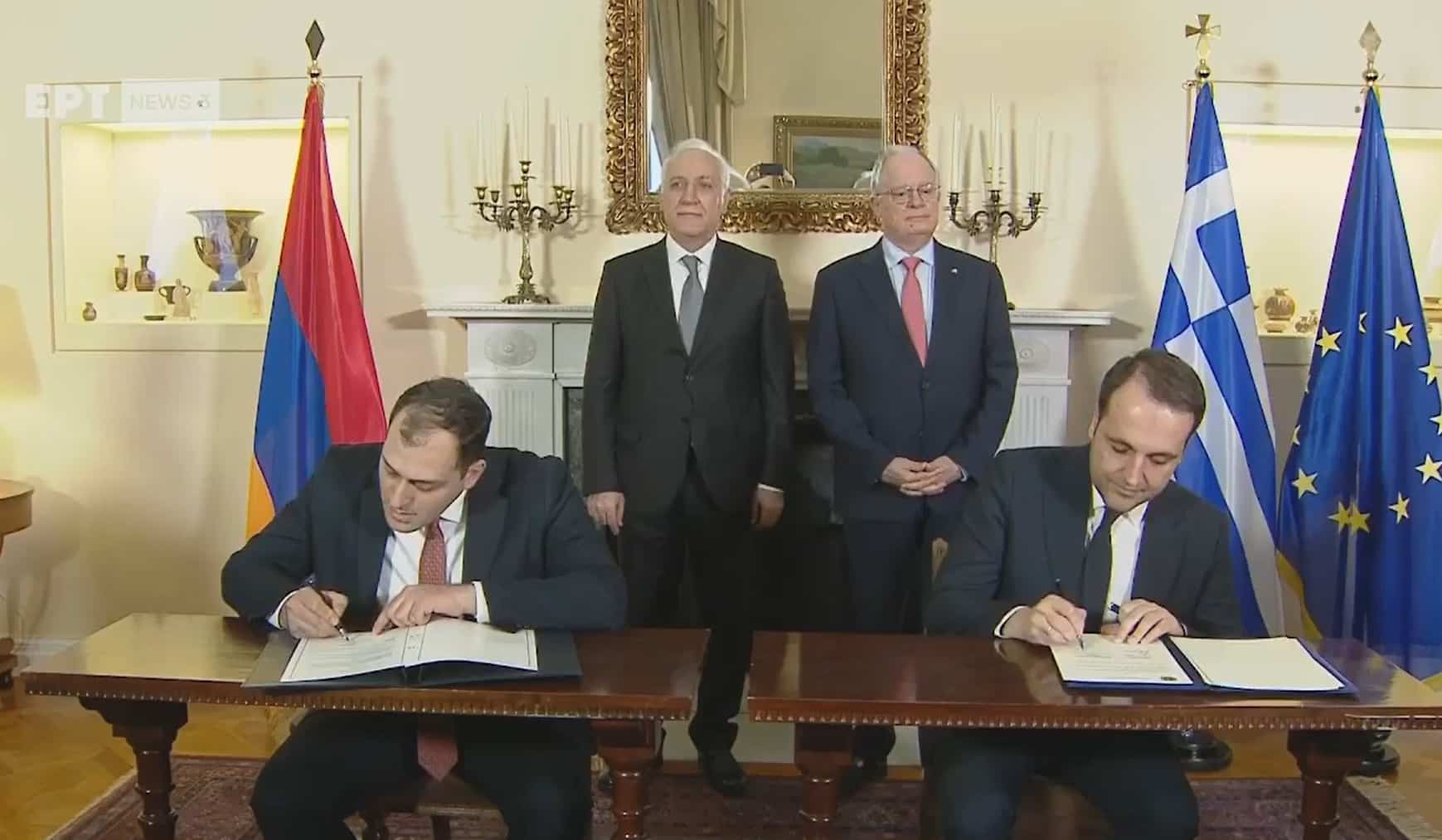 L&rsquo;Arménie et la Grèce signent un mémorandum d&rsquo;entente sur la coopération dans le domaine des hautes technologies